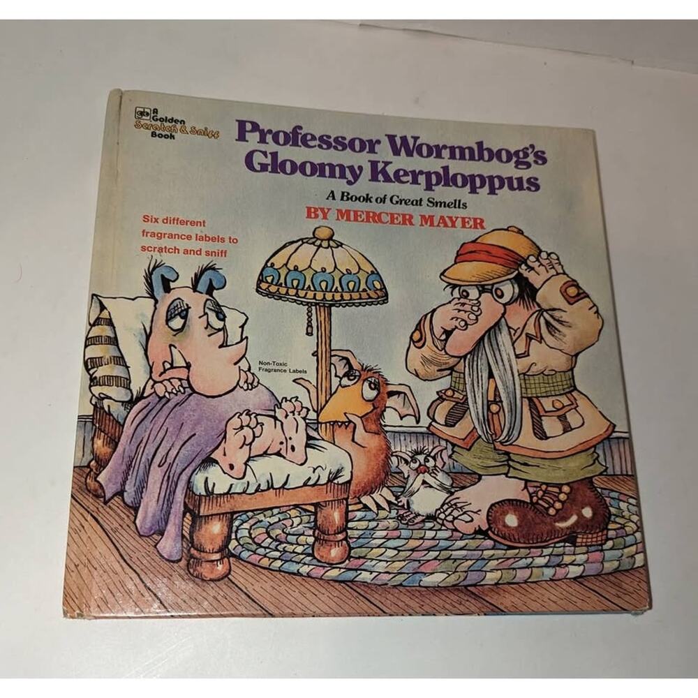 Vintage 1977 Professor Wormbog's Gloomy Kerploppus A Book of Great Smells HC